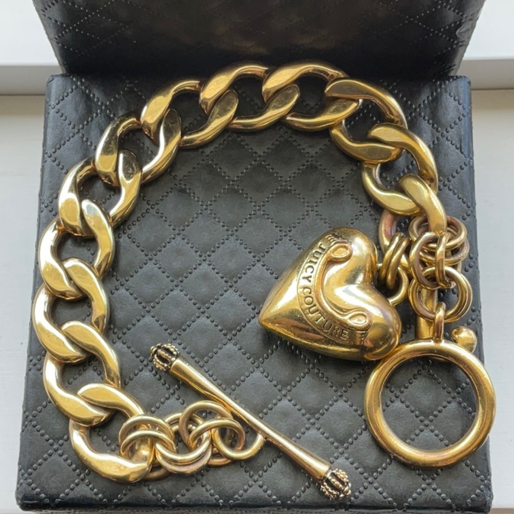Juicy Couture gold charm bracelet